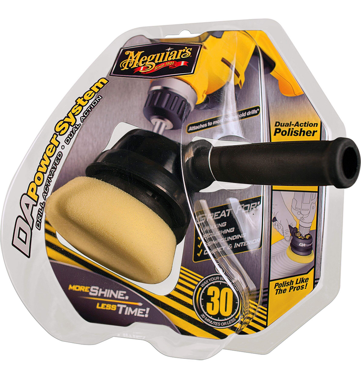 Meguiar's Car Buffer Dual Action Polisher Adapter for Drill