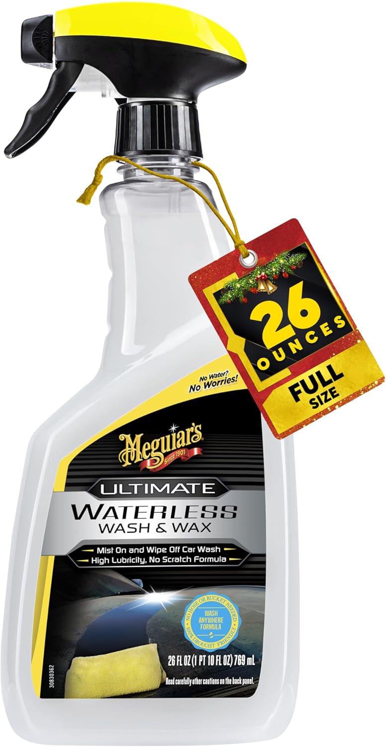Meguiars Car Wash G3626 Ultimate Waterless Wash & Wax Scratch-Free Cleaning Spray