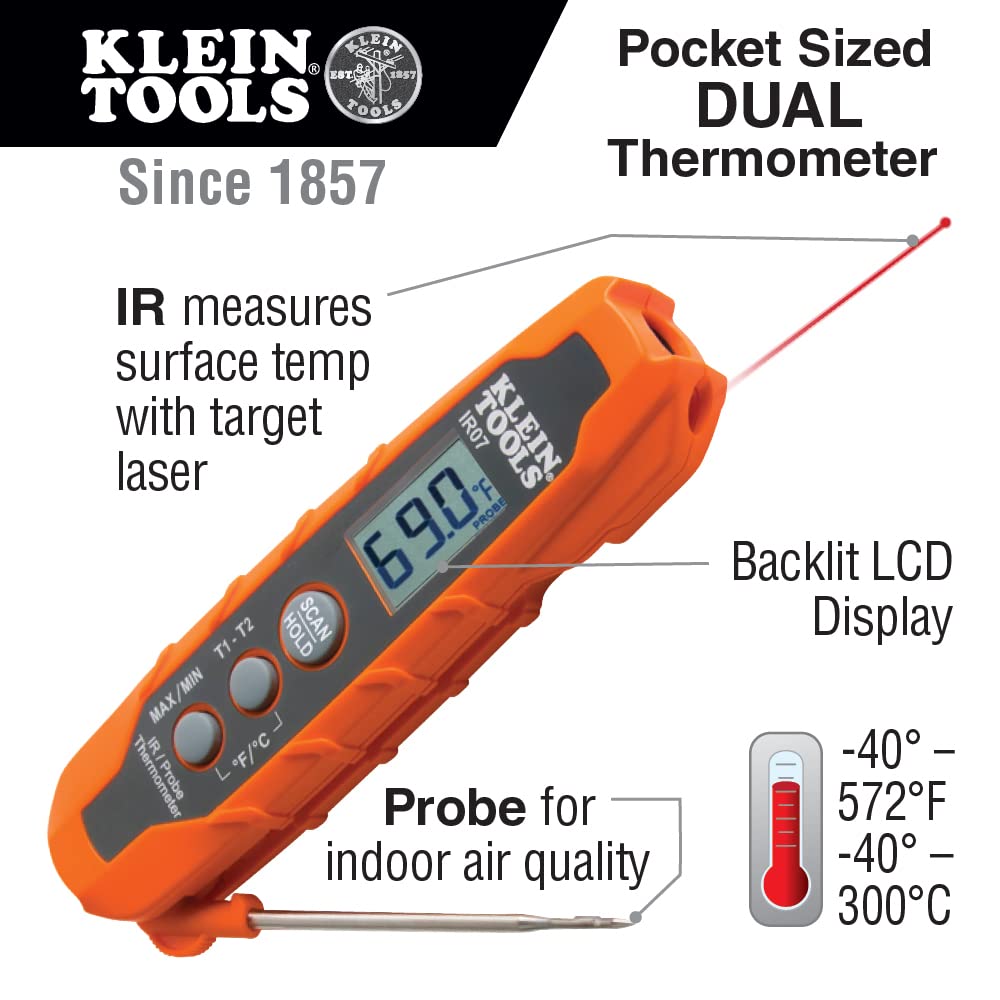 Klein Tools Kit for HVAC Testing Digital Clamp Meter