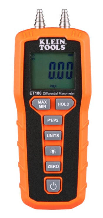 Klein Tools Digital Manometer Air & Gas Pressure Tester