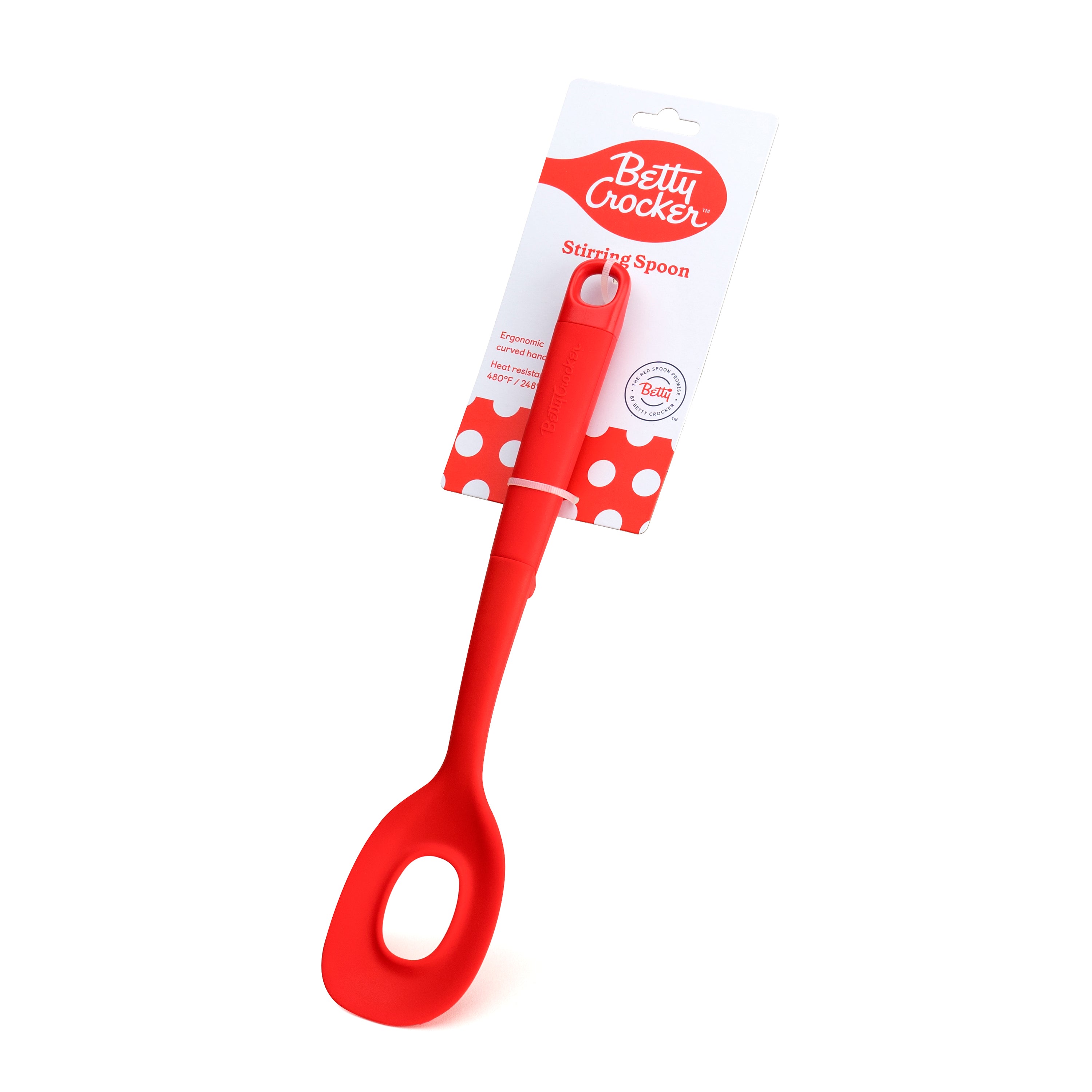 Betty Crocker 728640 12.75" Silicone Stirring Spoon
