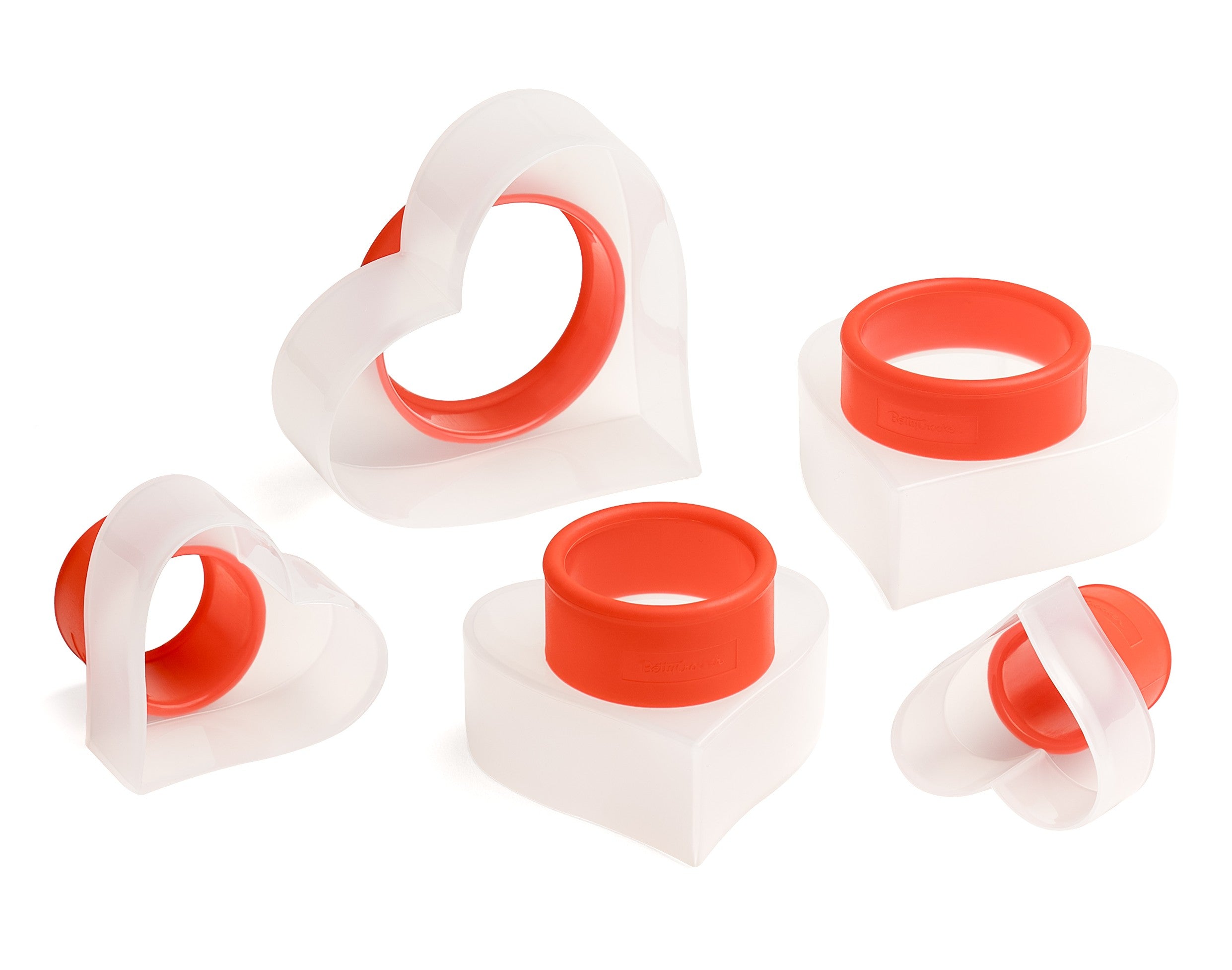 Betty Crocker 728666 Cookie Cutter Snap Fit Heart Shape - 5 PC