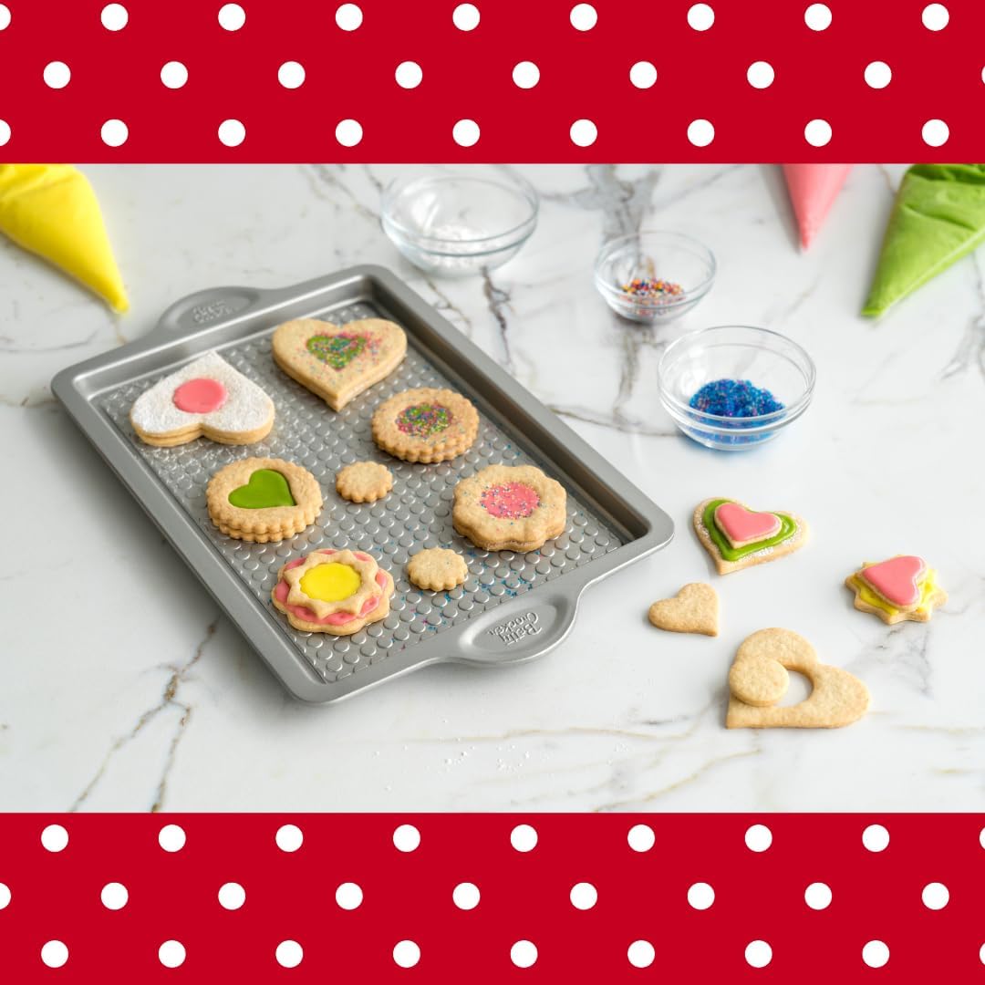 Betty Crocker Hearts Geometric Fluted & Circles Cookie Cutter - Bundle