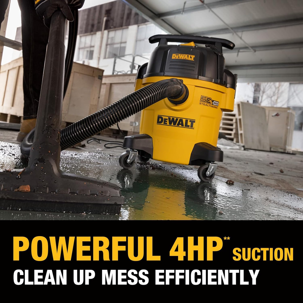 Dewalt 5 Gallon StealthSonic Shop Vacuum Wet & Dry