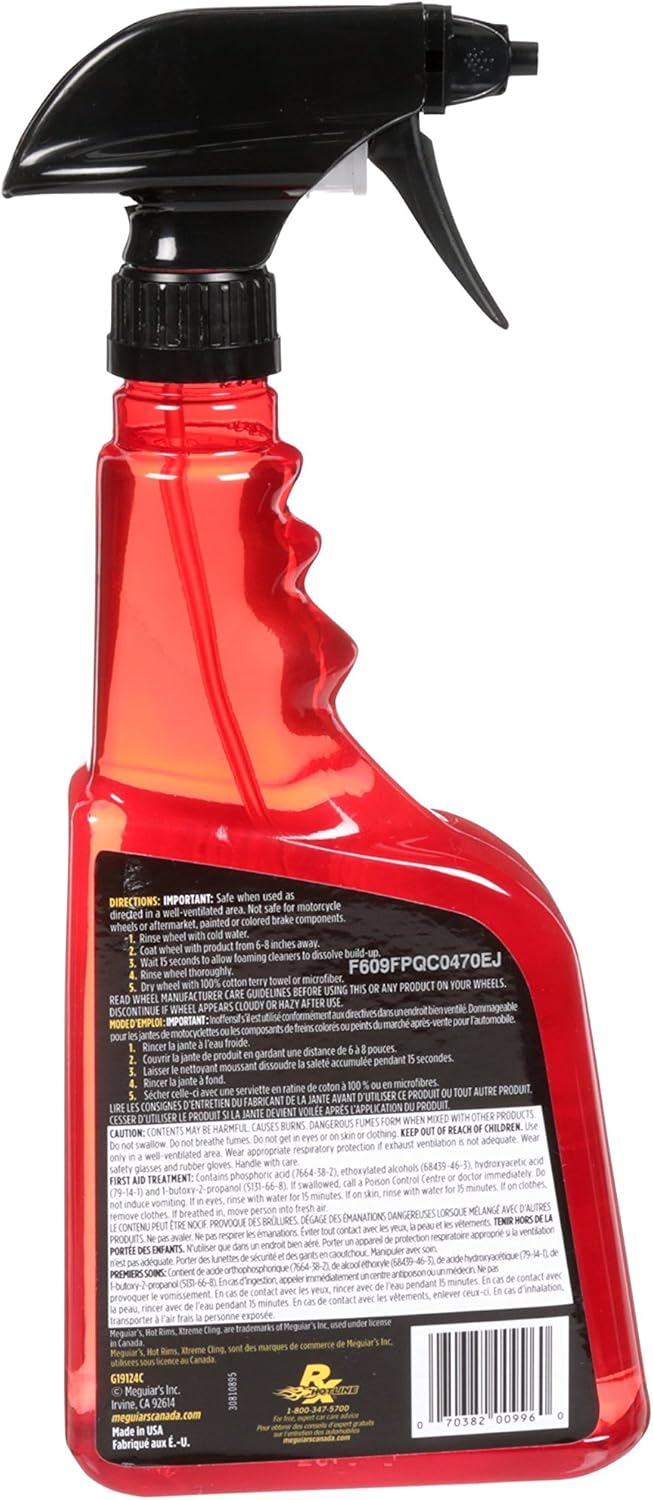 Nettoyant pour jantes chromées Meguiar’s Hot Rims