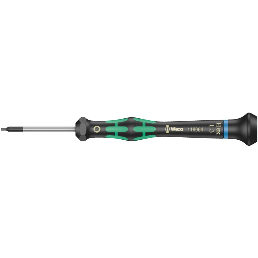 Wera - 2054 Screwdriver for hexagon socket screws for electronic applications, 2 x 60 mm
