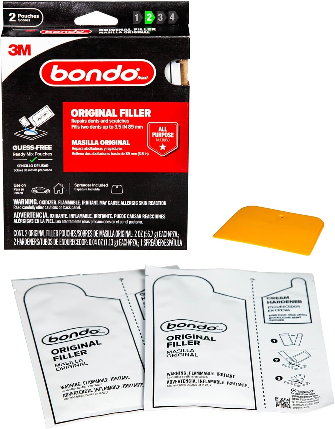 Sachet de mastic automobile Bondo OriginaBondo® Original prêt à l’emploi