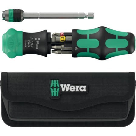 Wera - Kraftform Kompakt 26 RA-R avec pochette, 6 pièces