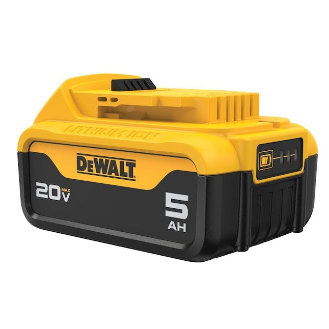 Dewalt 20V Max 5Ah Lithium-Ion Battery 2 Pack and Charger Starter Kit