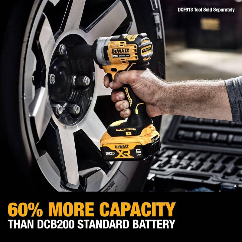 Dewalt 20V Max XR 5.0Ah Lithium Ion Battery - 2pack