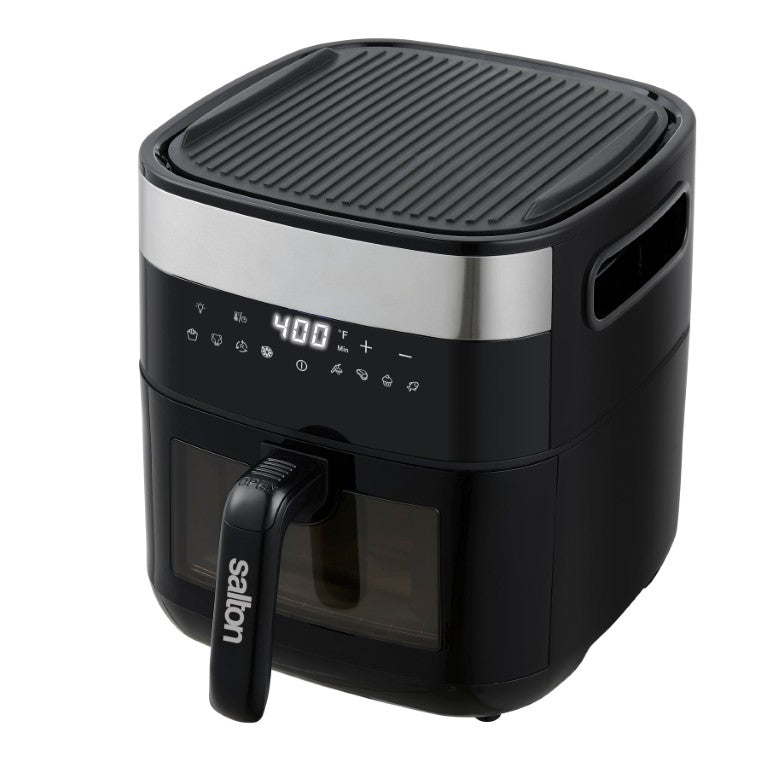 Salton Flip & Cook 3 in 1 Air Fryer Grill Dehydrator