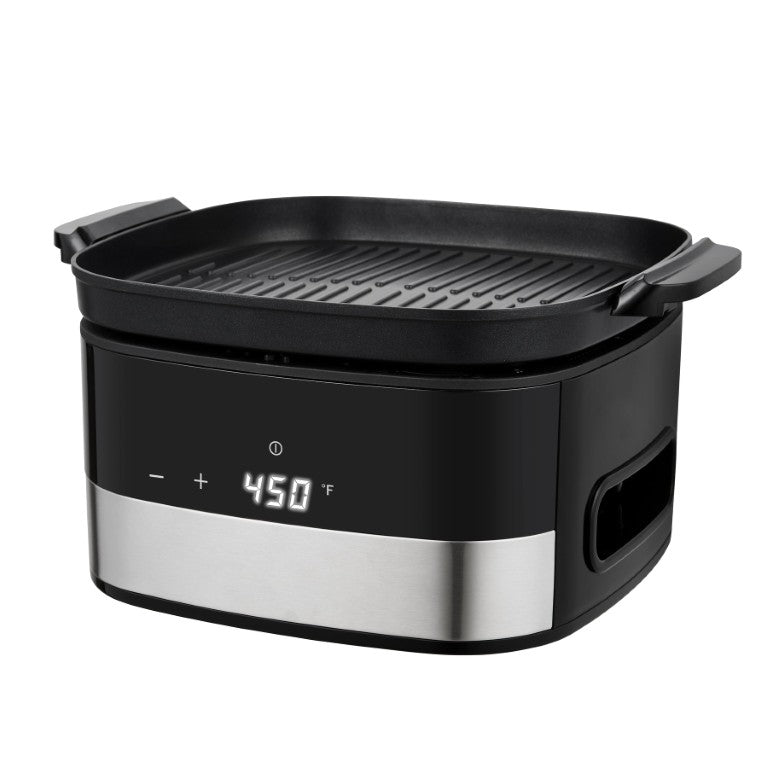 Salton Flip & Cook 3 in 1 Air Fryer Grill Dehydrator