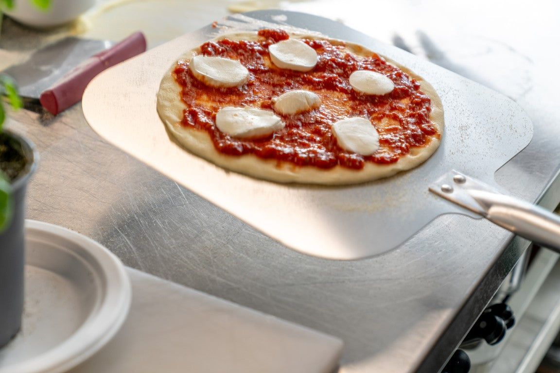 Cuisipro Pizza Peel 12x14" Wood Handle Aluminium Blade