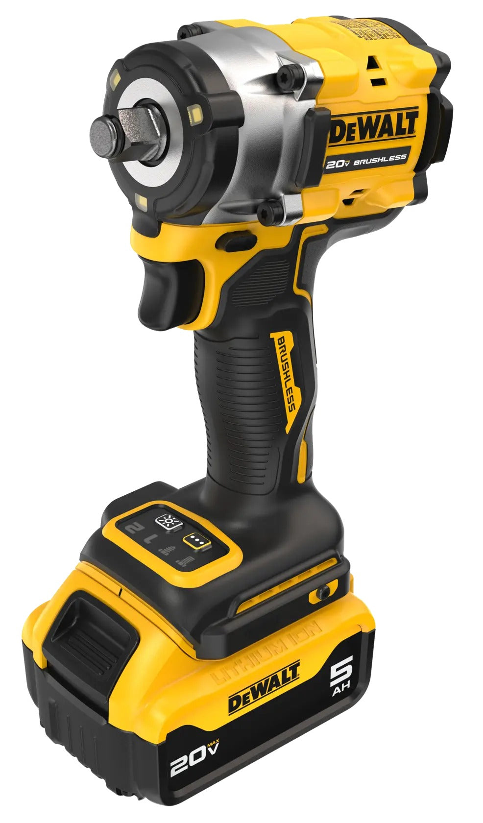 Dewalt 1/2" 20V Max Atomic Cordless Impact Wrench with Hog Ring Anvil Kit
