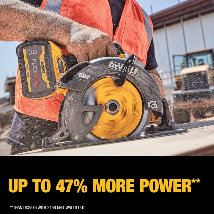 Dewalt 60V Cordless Circular Saw with Brake Kit - 7.25"