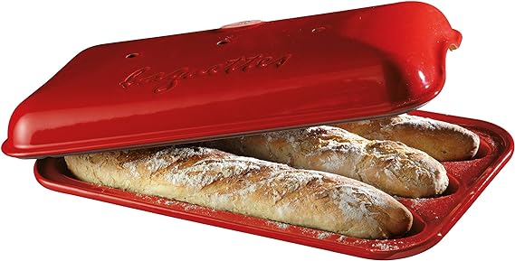 Emile Henry Baguette Baker - Burgundy