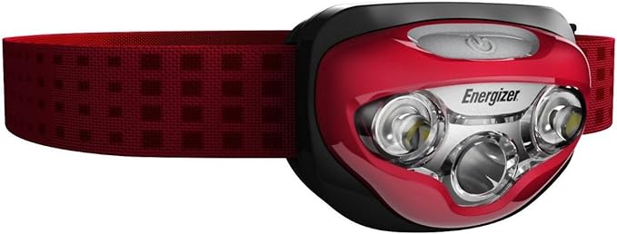 Energizer - Lampe frontale LED 300 lumens - Rouge