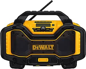 Radio portative et chargeur de batterie Dewalt 20 V Max avec Bluetooth