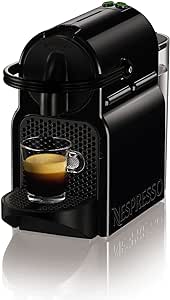 Machine à café Nespresso Inissia de De'Longhi avec mousseur à lait - Noir 