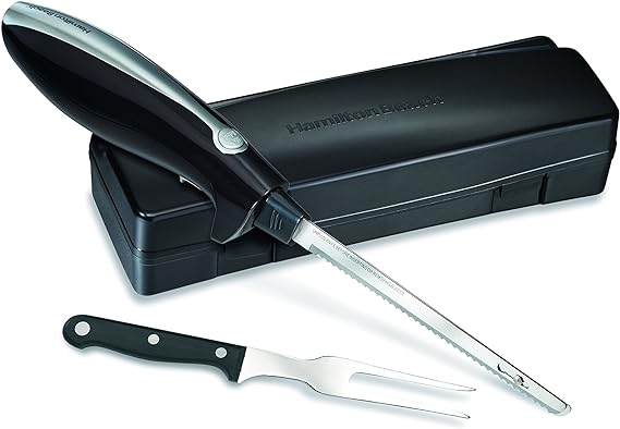 Hamilton Beach Electric Carving Knife with Case - Black-LN1