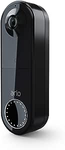Sonnette vidéo intelligente Wi-Fi Arlo Essential - Noir