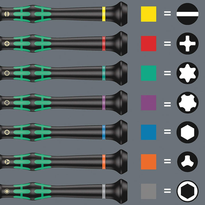 Wera Kraftform Micro Big Pack 1 Screwdriver Set for Electronic Applications - 25 Pieces