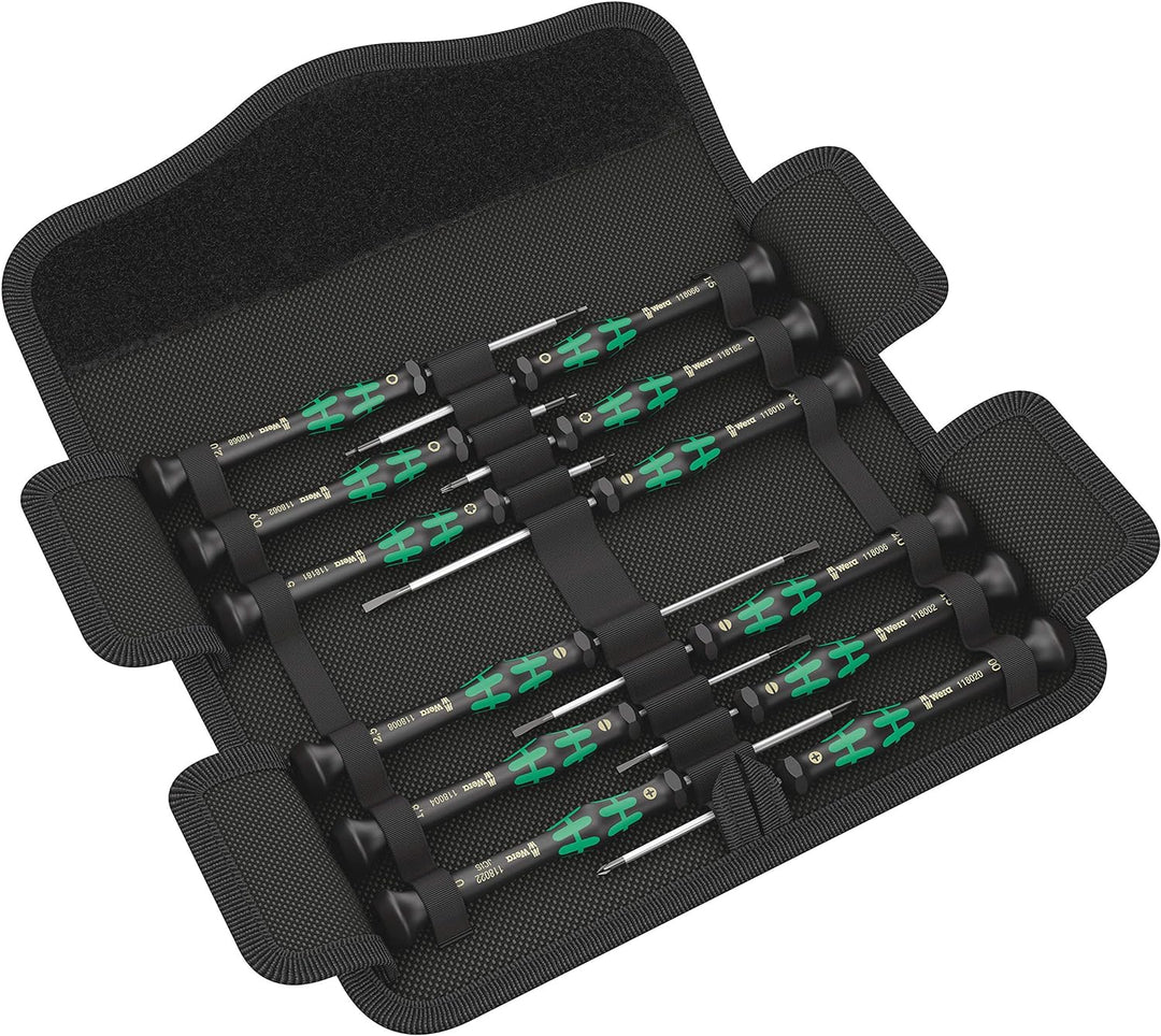 Wera Kraftform Micro-Set/12 SB 1 Jeu de tournevis électroniques 12 pièces 