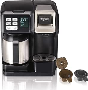 Hamilton Beach FlexBrew Trio 2-Way Coffee Maker - Black & Stainless