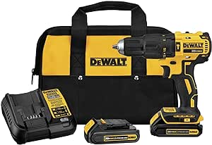 Dewalt-20V Max Compact 1/2" Hammerdrill/Driver W/2 Batteries and SAC