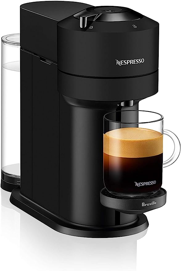 Machine à café et expresso Nespresso Vertuo Next Premium par Breville - Noir mat