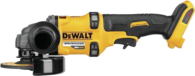 Dewalt Flexvolt 60 V avec meuleuse sans fil sans balais de 4 1/2 po avec frein anti-recul 