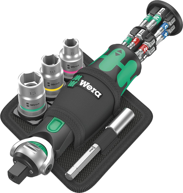 Wera 8009 Zyklop Pocket Set 2 - Jeu de cliquets - 18 pièces