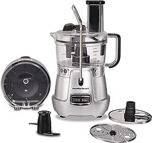 Hamilton Beach 8-Cup Food Processor & Vegetable Chopper - Silver