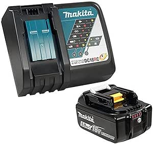 Makita 18V 5Ah Li-Ion Battery & Li-Ion Rapid Charger Kit