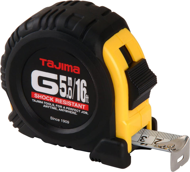 Tajima G-16/5MBW Mètre ruban en acier 5 mx 2,5 cm