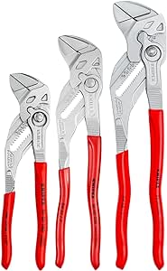 Knipex Pince-clé, jeu de 3 pièces 