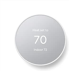 Nest Smart Programmable Wifi Thermostat - Snow