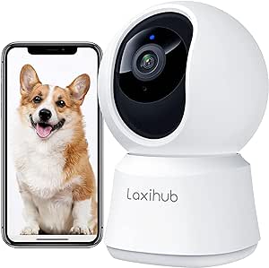 Caméra Laxihub Indoor 1080P WI-FI PTZ, prise US