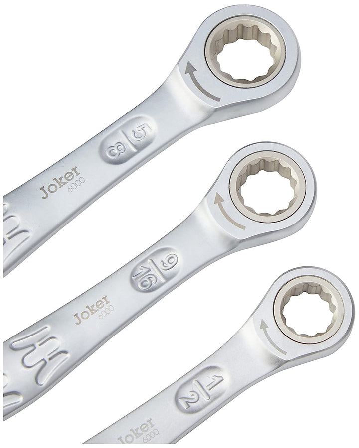 Wera Joker Comb Ratchet Spanner Set of 8 Imperial Box