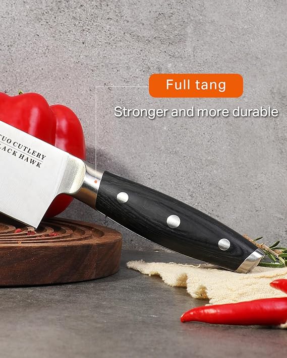 Couteau de chef de cuisine professionnel Tuo 10" - Black Hawk