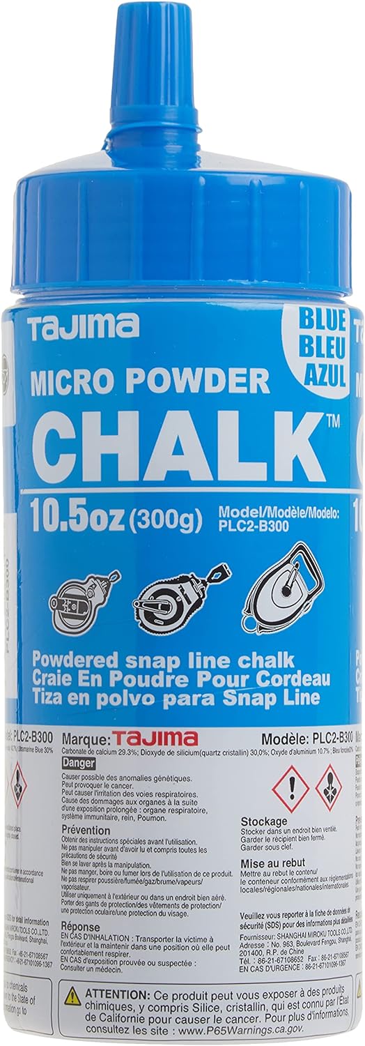 Tajima PLC2-B900 Micro Chalk Craie en poudre extra-fine pour cordon 