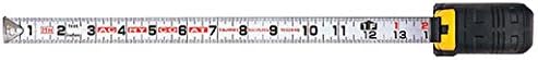 Tajima G-6BW Standard Tape Measure with 1.27 cm steel blade