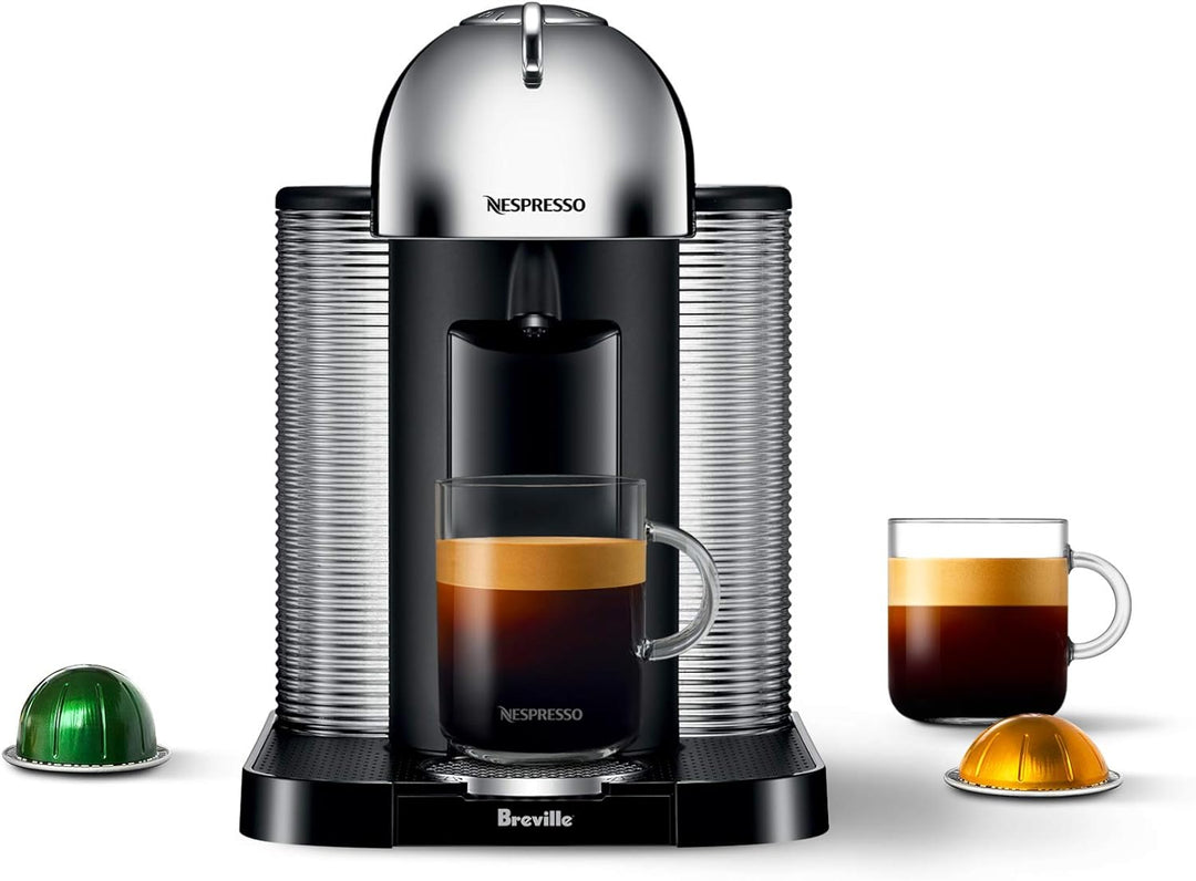 Nespresso Vertuo Coffee and Espresso Machine by Breville - Chrome