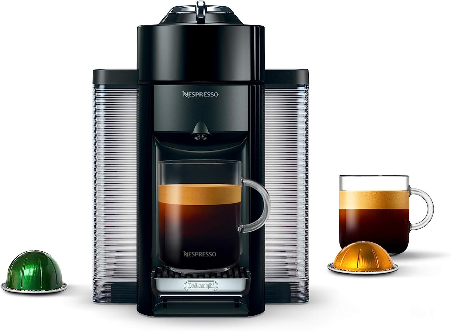 Nespresso Vertuo Coffee and Espresso Machine by De'Longhi - Piano Black