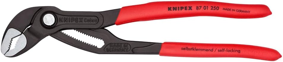 Knipex Cobra Set de 4 pièces comprenant 1 pince coupante et 1 pince à bec 