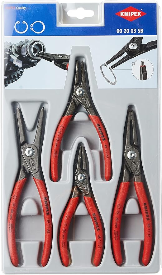 Knipex Jeu de 4 pinces à circlips de précision 