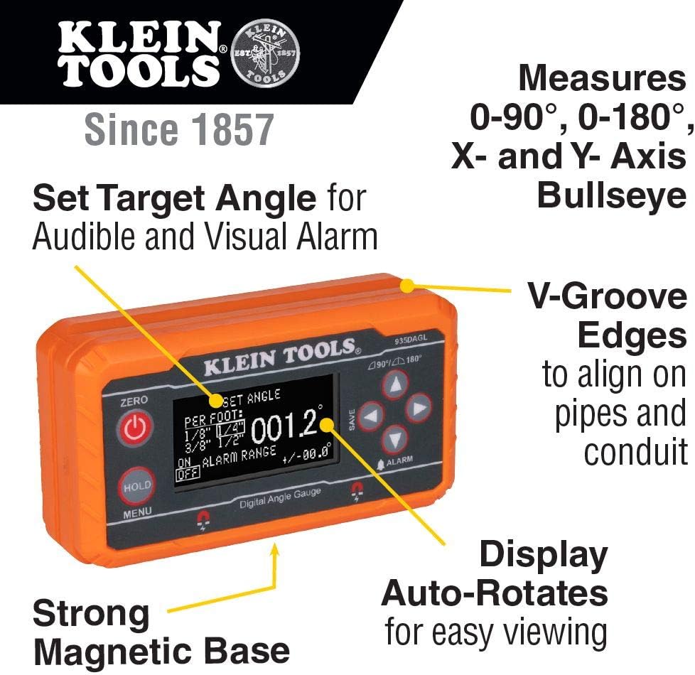 Klein Tools Digi Level avec angles programmables