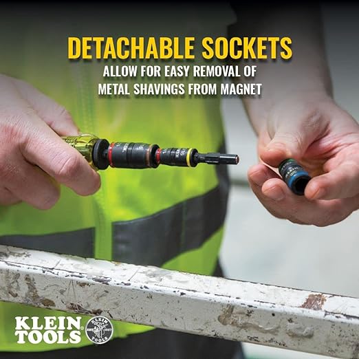 Klein Tools 7 in 1 Impact Flip Socket Set - No Handle