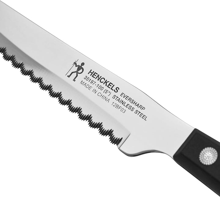 Henckels Set of 8 Razor-Sharp Steak Knife - Noir