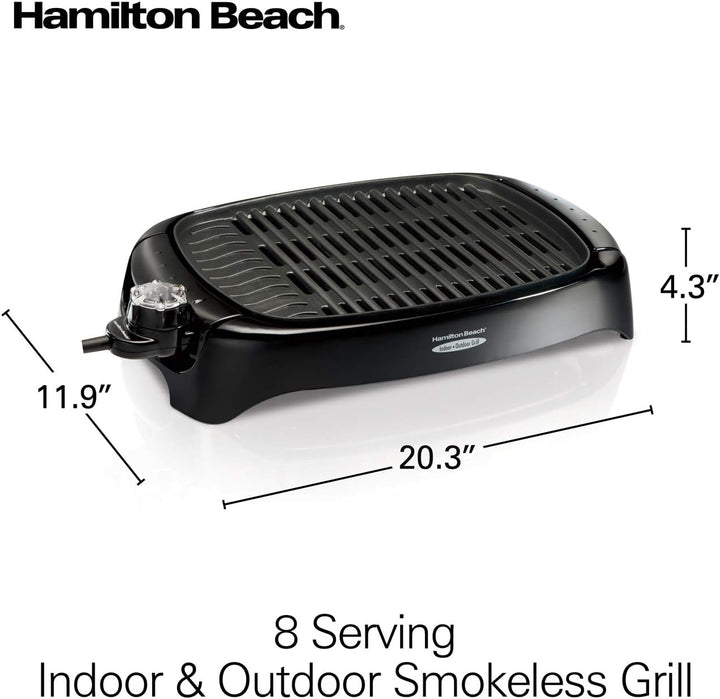 Grill intérieur électrique Hamilton Beach - Noir 